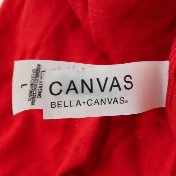 Bella+Canvas Featherbell Group Red Graphic T-Shirt Large