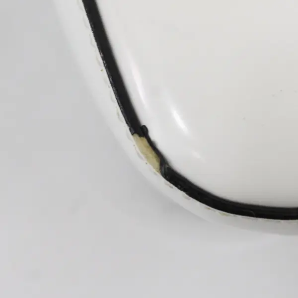 GUESS Small White Vinyl Shoulder Bag Handbag Purse FLAWED