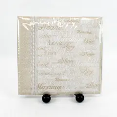 Hot Off The Press Paper Pizazz Wedding Scrapbook Album 8x8