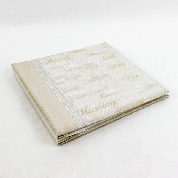 Hot Off The Press Paper Pizazz Wedding Scrapbook Album 8x8