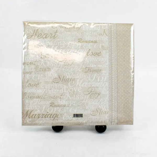 Hot Off The Press Paper Pizazz Wedding Scrapbook Album 8x8