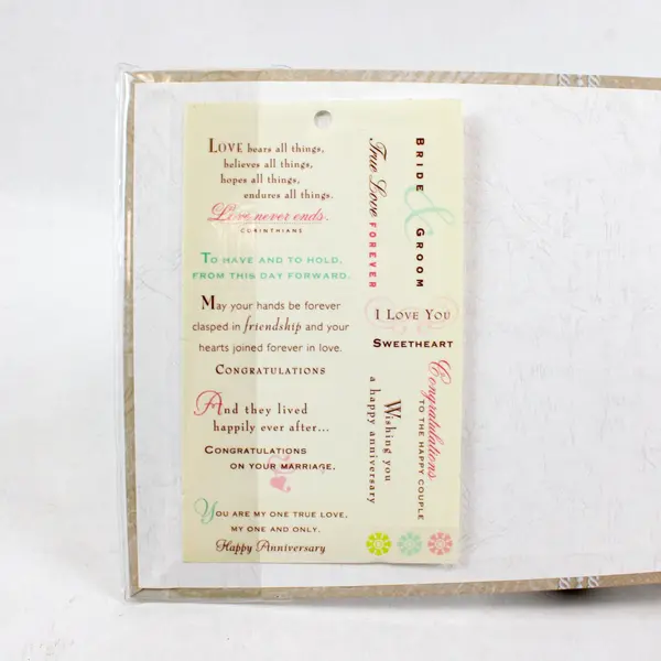 Hot Off The Press Paper Pizazz Wedding Scrapbook Album 8x8