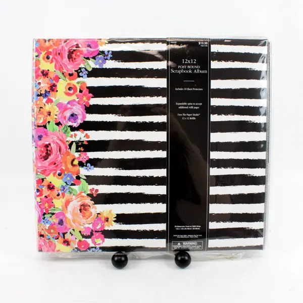 The Paper Studio 12x12 Post-Bound Scrapbook Album 10 Sheet Protectors