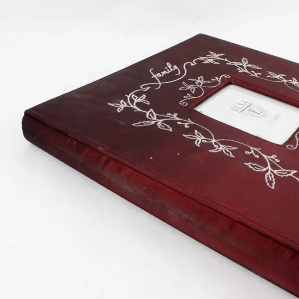 Elsa L Family Forever Dark Burgundy 12x12 Scrapbook Album