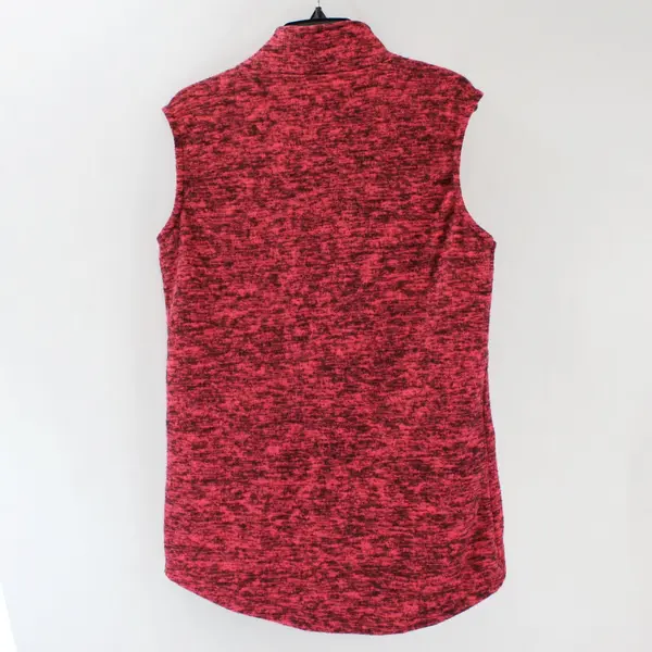Cold Storage Women's Medium Pink Gray Zip Front Vest