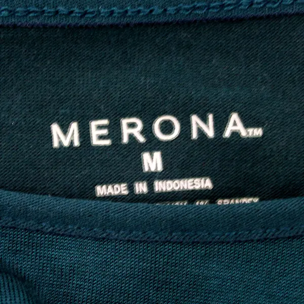 Merona Women's Medium Forest Green Long Sleeve Shirt Top