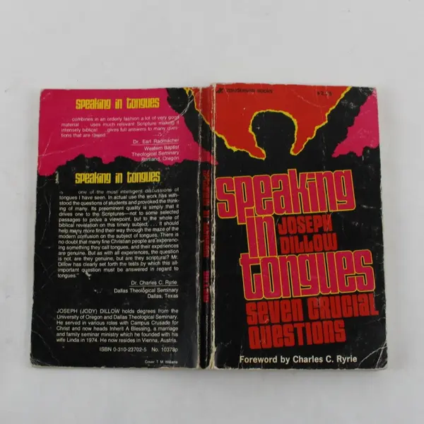 Speaking in Tongues Seven Crucial Questions Joseph Dillow Zondervan 1975 PB