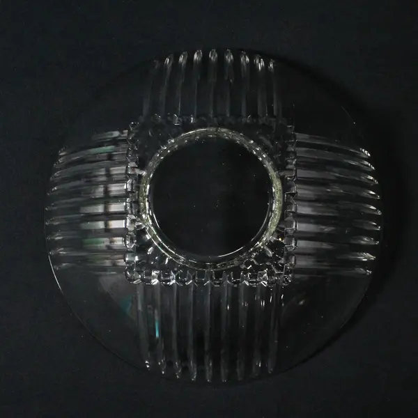 Federal Glass Park Avenue Vintage Clear Glass Serving Bowl 8.25"