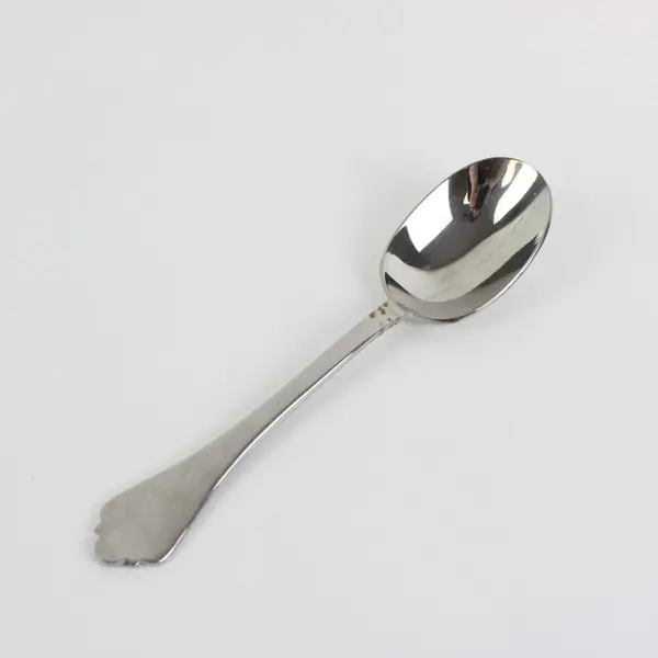 Set of 2 Stainless Utensils International Silver & Mikasa (Serving Fork + Spoon)