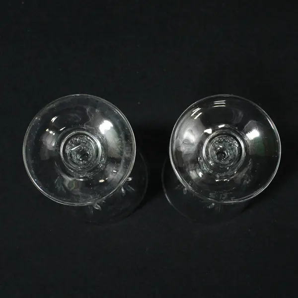 Cristal d'Arques Palmes Crystal Cordial Glasses Set of 2