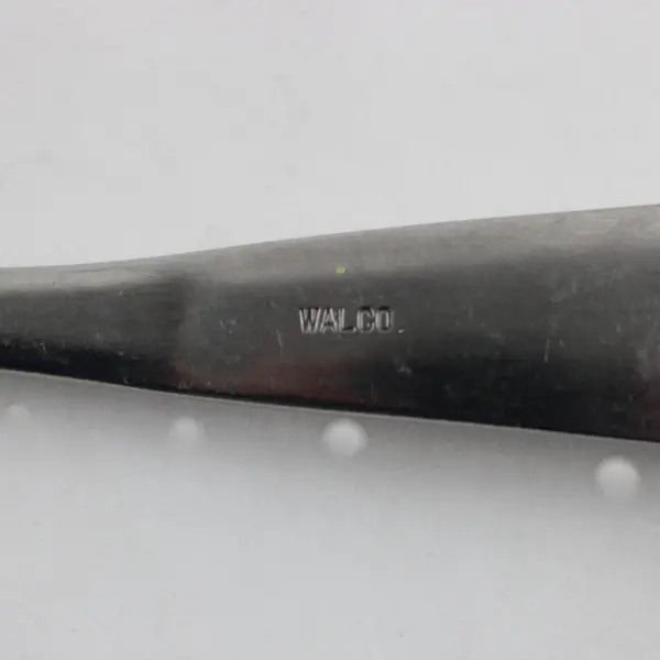 Set of 2 Mismatched Three-Pronged Stainless Steel Forks (Walco, Wesley Forge)