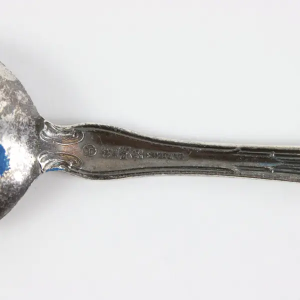 Lot of 2 Vintage Silverplate Teaspoons Wm Rogers 1847 Rogers Bros Violet Sonata