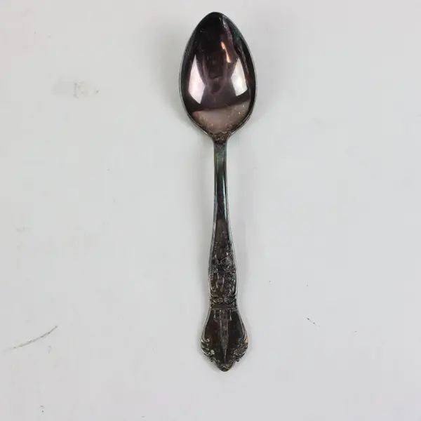 Reed & Barton American Landmarks Vintage Aged Silverplate Teaspoon 5 3/4"