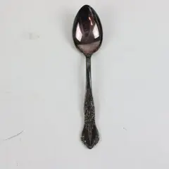 Reed & Barton American Landmarks Vintage Aged Silverplate Teaspoon 5 3/4"