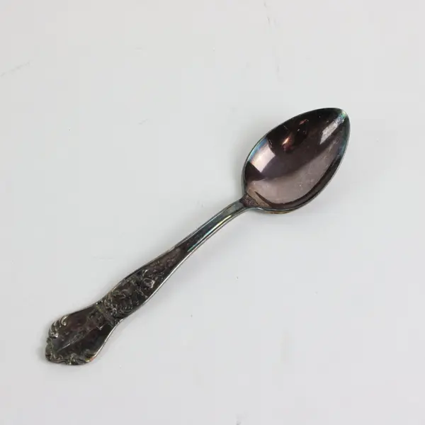 Reed & Barton American Landmarks Vintage Aged Silverplate Teaspoon 5 3/4"
