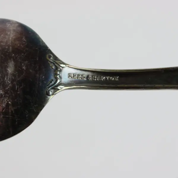 Reed & Barton American Landmarks Vintage Aged Silverplate Teaspoon 5 3/4"