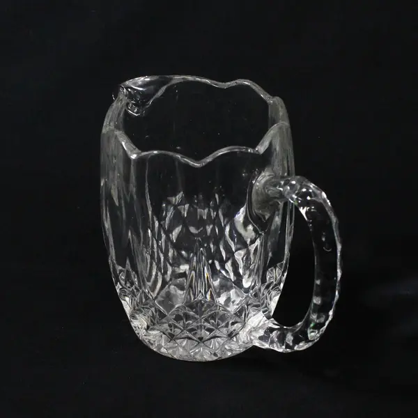 Vintage Clear Pressed Glass Creamer 3.75 Inch