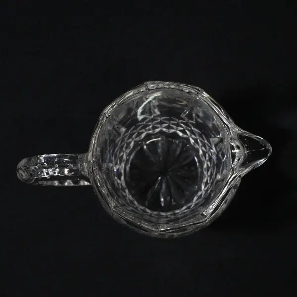 Vintage Clear Pressed Glass Creamer 3.75 Inch