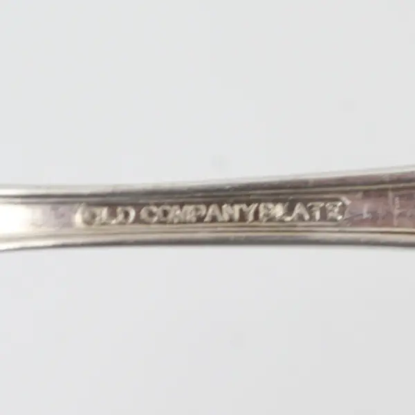 International Silver Silverplate Signature Old Company Pierced Serving Spoon