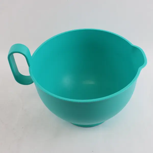 Pampered Chef Kids Large Teal Mixing Batter Bowl #1472 Handle Spout