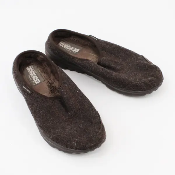 Skechers GOwalk Women's Slip-On Walking Shoes Dark Brown Size 8