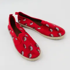 Portland Trail Blazers Women's Red Slip-On Shoes Size 7