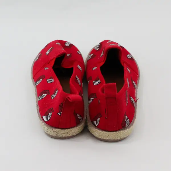 Portland Trail Blazers Women's Red Slip-On Shoes Size 7
