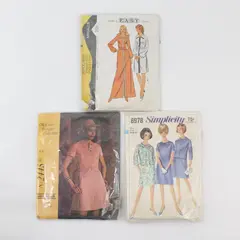 Lot of 3 Sewing Patterns McCall's/Simplicity 3126-14 N/2445-14/36 6978-14/34