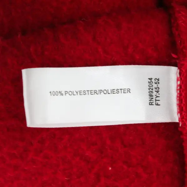 Carolyn Taylor Fleece Vest Womens Small Red Full Zip Pockets Mock Neck