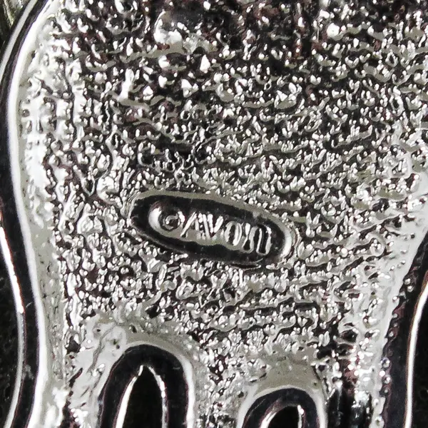 Avon Vintage 1990s Silver-Tone Articulated Elephant Pierced Earrings