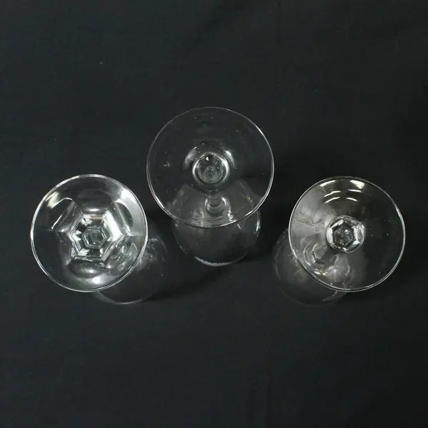 Lot of 3 Stemmed Wine Glasses Duck Pond, The Tasting Room, Gainey Vineyard