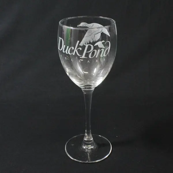 Lot of 3 Stemmed Wine Glasses Duck Pond, The Tasting Room, Gainey Vineyard