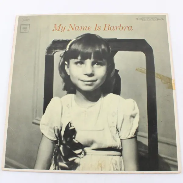 Barbra Streisand My Name Is Barbra Vinyl LP 1965 CS 9136