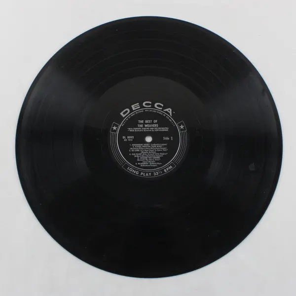 The Weavers The Best Of Vinyl LP Decca DL 8893 Folk