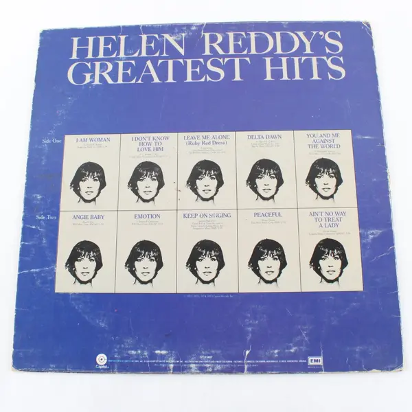 Helen Reddy's Greatest Hits LP Vinyl Record 1975 Capitol ST-11467