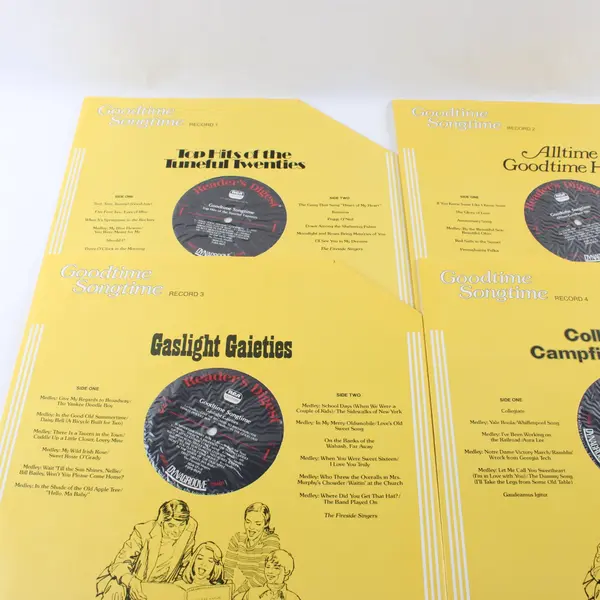 Reader's Digest Goodtime Songtime 8-Record Vinyl Box Set Fireside Singers
