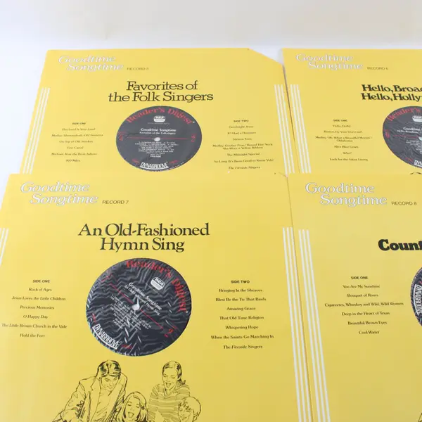 Reader's Digest Goodtime Songtime 8-Record Vinyl Box Set Fireside Singers