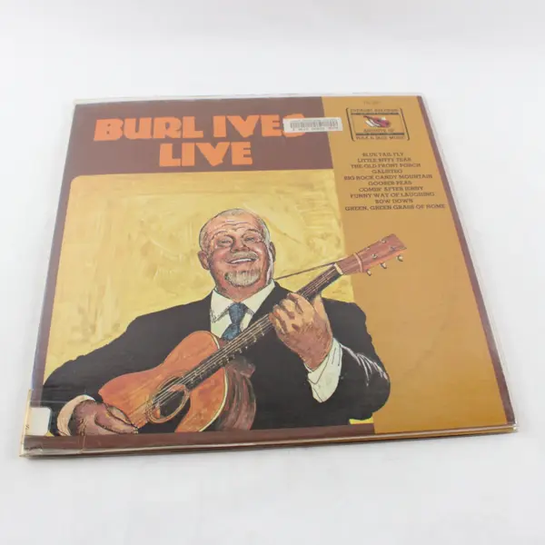 Burl Ives Live LP Vinyl Record Everest Records FS 340 Folk Country