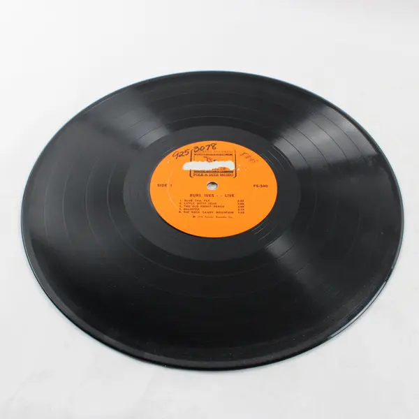 Burl Ives Live LP Vinyl Record Everest Records FS 340 Folk Country