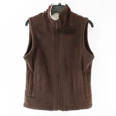 Carolyn Taylor Woman Small Brown Full Zip Fleece Vest Pockets