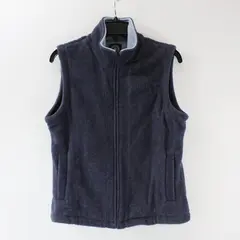Carolyn Taylor Women's Blue Fleece Zip Front Vest Size Small
