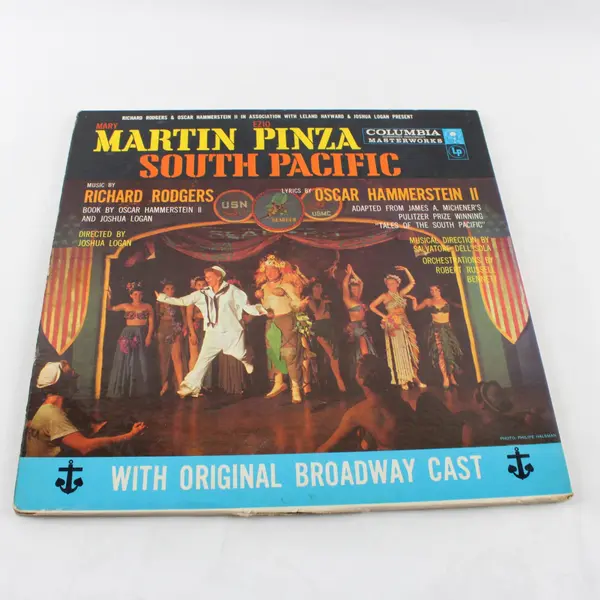 South Pacific OBC Mary Martin Ezio Pinza Columbia Masterworks Vinyl LP OL 4180