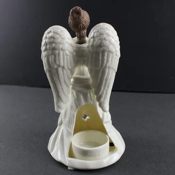 Silvestri Ceramic Angel Tea Light Candle Holder 7.5" Decorative