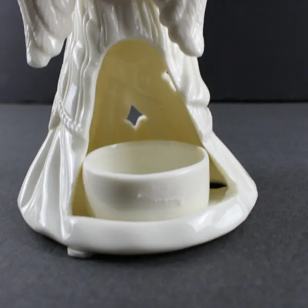 Silvestri Ceramic Angel Tea Light Candle Holder 7.5" Decorative