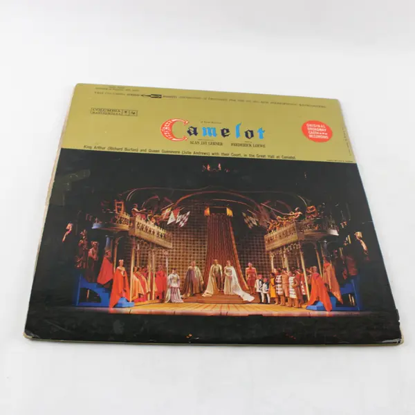 Camelot Orig Broadway Cast LP Columbia Julie Andrews Richard Burton KOS 2031
