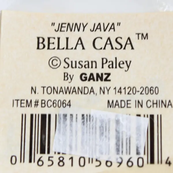 Ganz Susan Paley Jenny Java Ceramic Coffee Mug Collectible 7.25 Inch