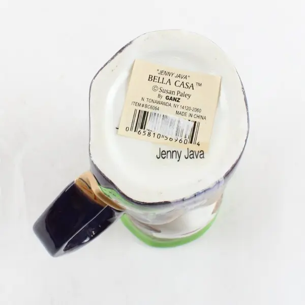 Ganz Susan Paley Jenny Java Ceramic Coffee Mug Collectible 7.25 Inch