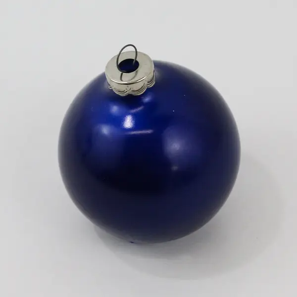 Rusty Wallace NASCAR No. 2 Blue Glass Christmas Ornament
