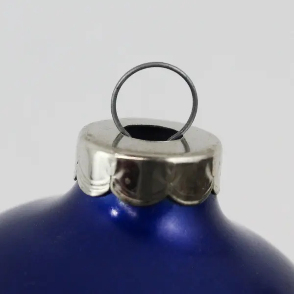 Rusty Wallace NASCAR No. 2 Blue Glass Christmas Ornament