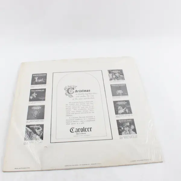 Christmas Organ & Chimes Alexander Goodrich Caroleer Records Vinyl LP